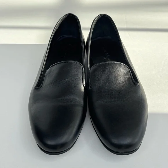 Thursday Boot Company Eden Full Grain Leather Classic Black Slip-on Loafers 6.5 - Picture 3 of 14